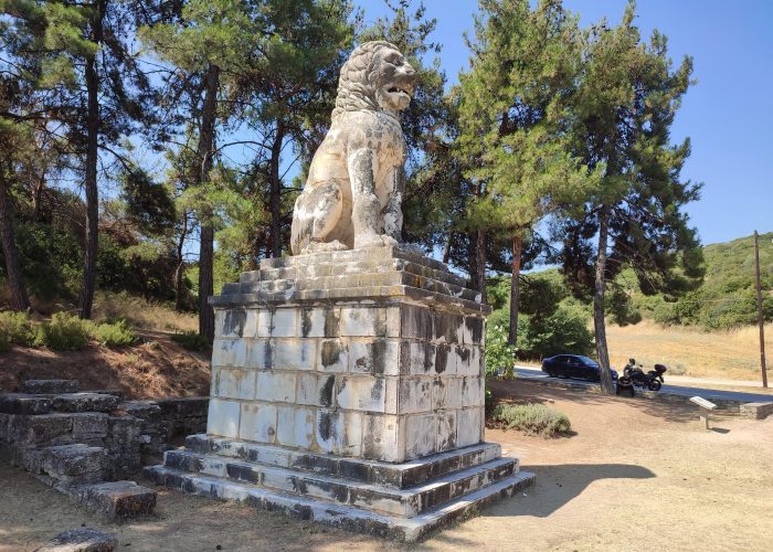 Philippi_tour_SKG BUS_Amphipolis_lion_statue